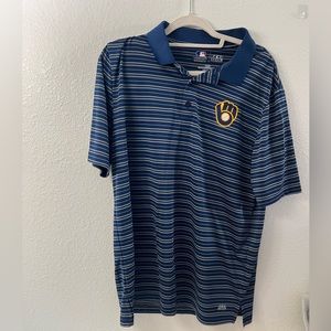 MLB Milwaukee Brewers Polo Large